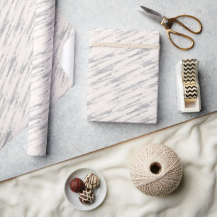 Elegant Chic Grey Cool Modern Minimalist Masculine Wrapping Paper