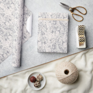 Elegant Chic Grey Modern Cool Minimalist Pattern Wrapping Paper