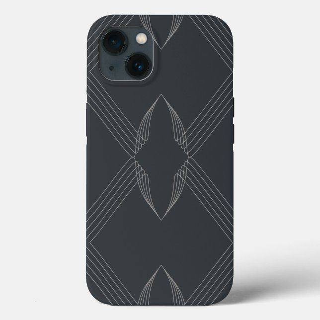 Elegant, chic, luxurious, simple line pattern Case-Mate iPhone case (Back)