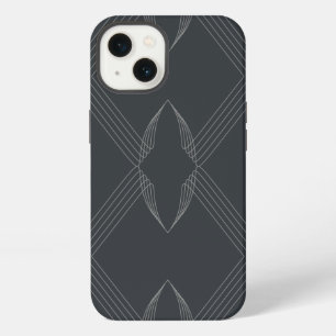 Elegant, chic, luxurious, simple line pattern iPhone 13 case