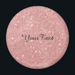 Elegant Chic Luxury Faux Glitter Rose Gold Magnet<br><div class="desc">Elegant Chic Luxury Faux Glitter Rose Gold.

Designs for any Occasion. More designs and matching items are available at my store. - http://www.zazzle.com/designbylang* - 
Thanks for visiting! "</div>
