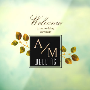 Elegant Chic Monogram White