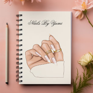 Elegant Chic Nail Salon Professional Appointment   Planner