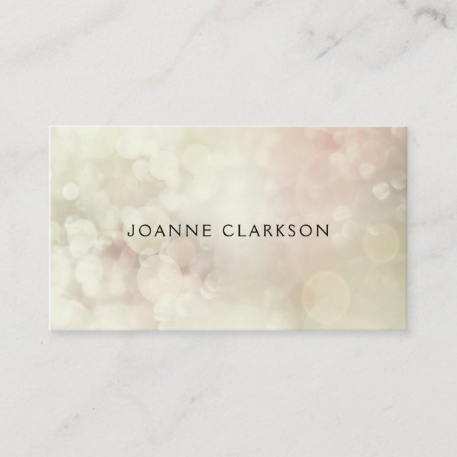 Elegant chic pattern professional business card (Front)