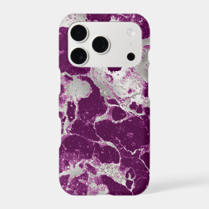 Elegant Chic Purple Violet Abstract Pattern