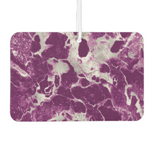 Elegant Chic Purple Violet Abstract Pattern Car Air Freshener