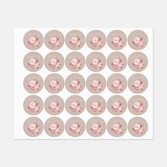 Elegant Chic Rose Wedding (Sheet)