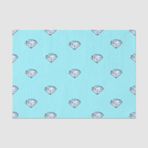 Elegant Chic Shiny Diamonds Girly Tissue Paper