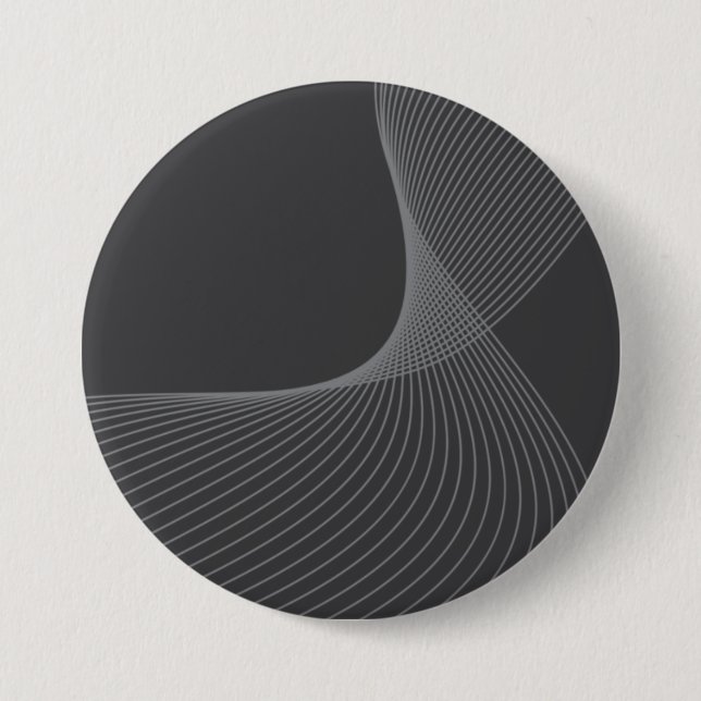 Elegant, chic, simple, modern graphic pattern art 7.5 cm round badge (Front)