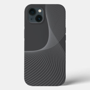 Elegant, chic, simple, modern graphic pattern art iPhone 13 case