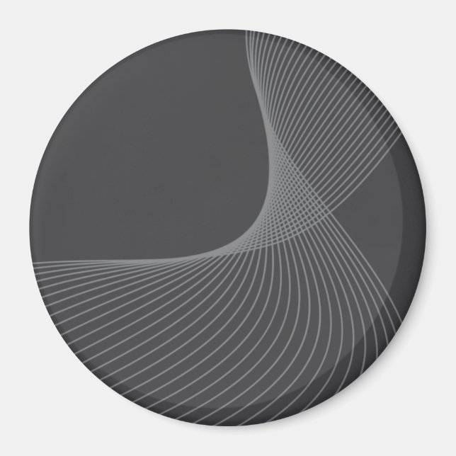 Elegant, chic, simple, modern graphic pattern art magnet (Front)