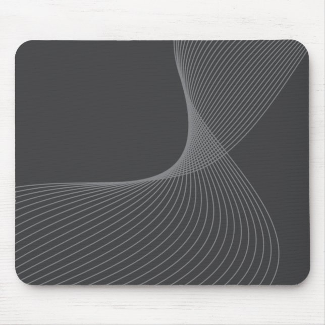 Elegant, chic, simple, modern graphic pattern art mouse pad (Front)