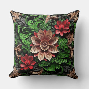 Elegant Chic Stylish Floral Luxury Colourful Cushion