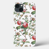 Elegant Chic Vintage Pink Rose Floral Case-Mate iPhone Case (Back)