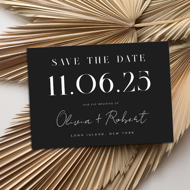 Elegant Chic Wedding Date Save The Date (Creator Uploaded)