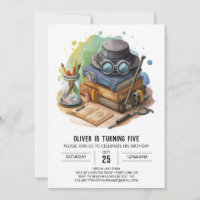 Elegant Children Detective Birthday