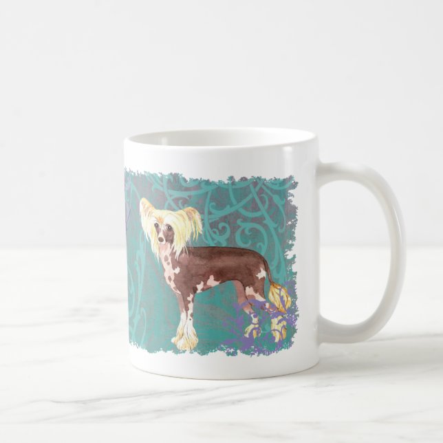 Elegant Chinese Crested Coffee Mug (Right)