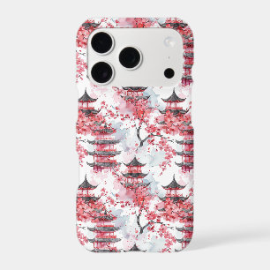 Elegant Chinese Pagoda Cherry Blossom
