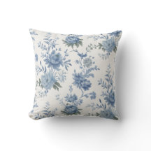 Elegant Chinoiserie Blue Toile 