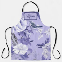 Elegant Chinoiserie Floral Lilac