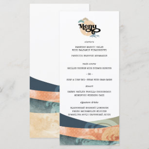 Elegant Chinoiseries Asian Wedding Menu