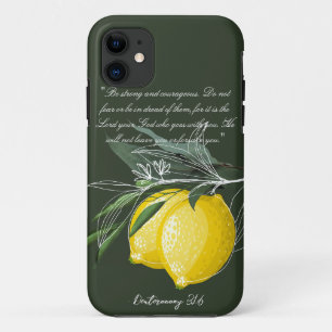 Elegant Christian Grace in Happy Hues iPhone 11 Case
