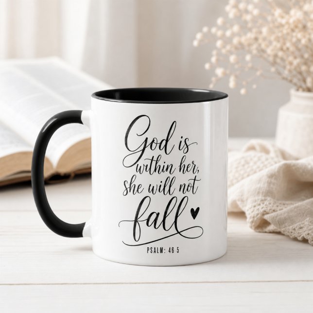 Elegant Christian Scripture Mug (Creator Uploaded)