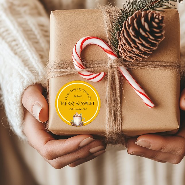 Elegant Christmas Baking Label | The Sweetest Noel (Creator Uploaded)