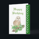 Elegant Christmas, Barn Owl, Bird Card<br><div class="desc">Elegant Christmas,  Barn Owl,  Bird</div>