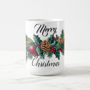 Elegant Christmas Decoration Design Coffee Mug