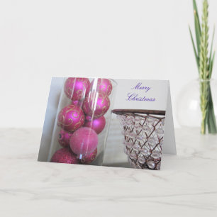 Elegant Christmas Decorations Holiday Card