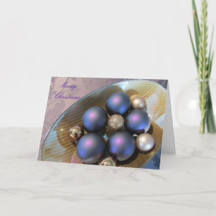 Elegant Christmas Decorations Holiday Card