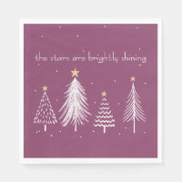 Elegant Christmas Dining Purple
