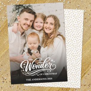 Elegant Christmas Family Photo Holiday Card