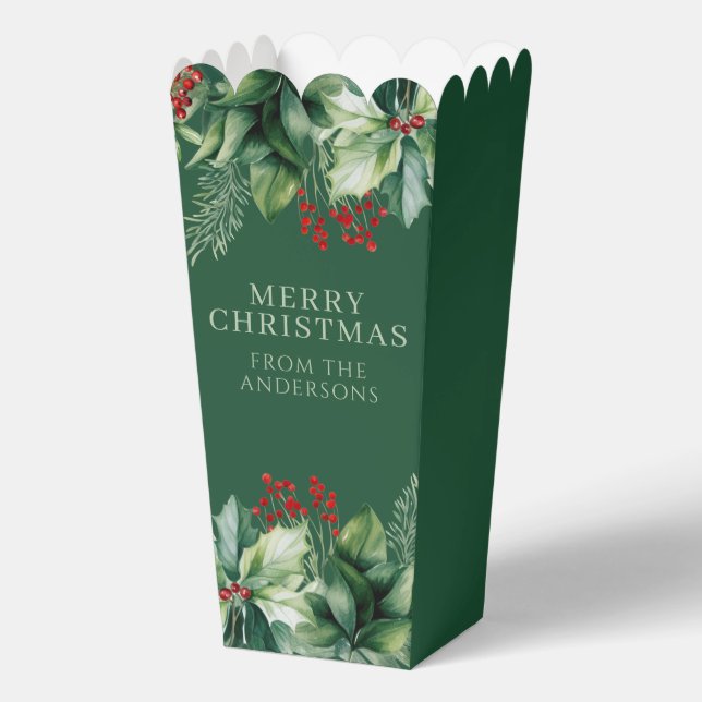 Elegant Christmas  Favour Box (Front)