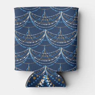 Elegant Christmas Garland: Festive Pattern Can Cooler