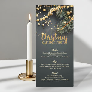 Elegant Christmas Garland Luxurious Non Photo Menu