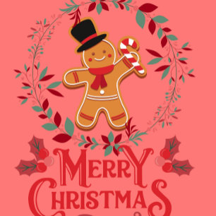     elegant christmas  gingerbread Wrapping Paper