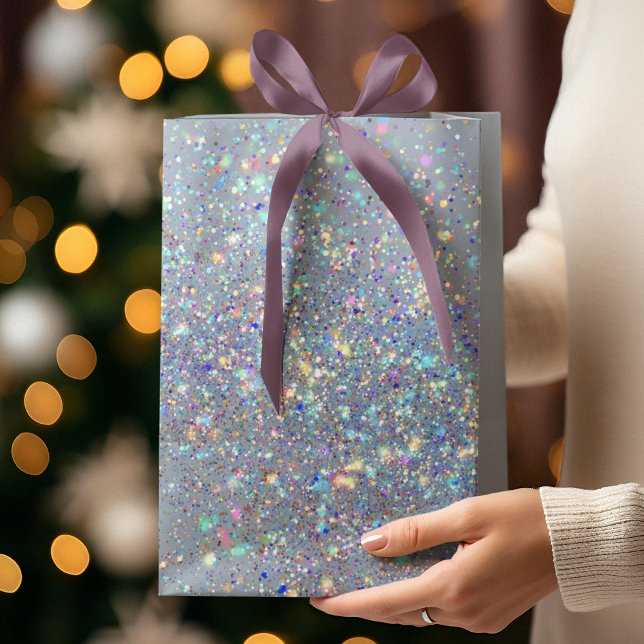 Elegant Christmas Glitter Gift Bag (Creator Uploaded)