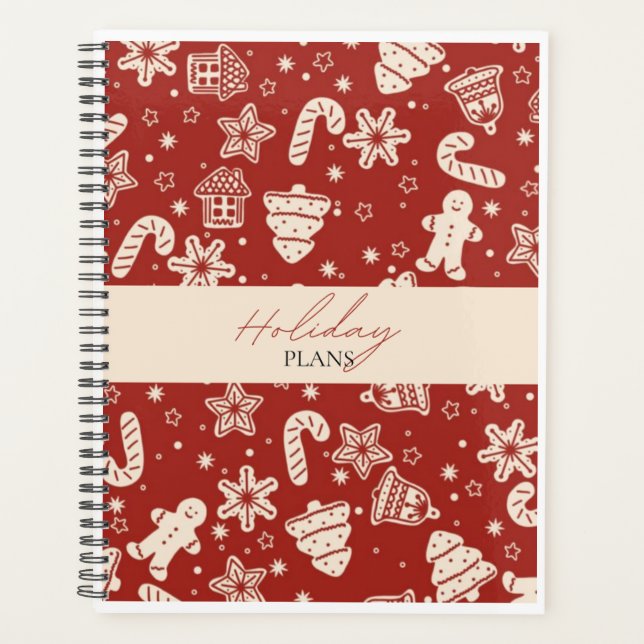 Elegant christmas holiday planner 2024 (Front)