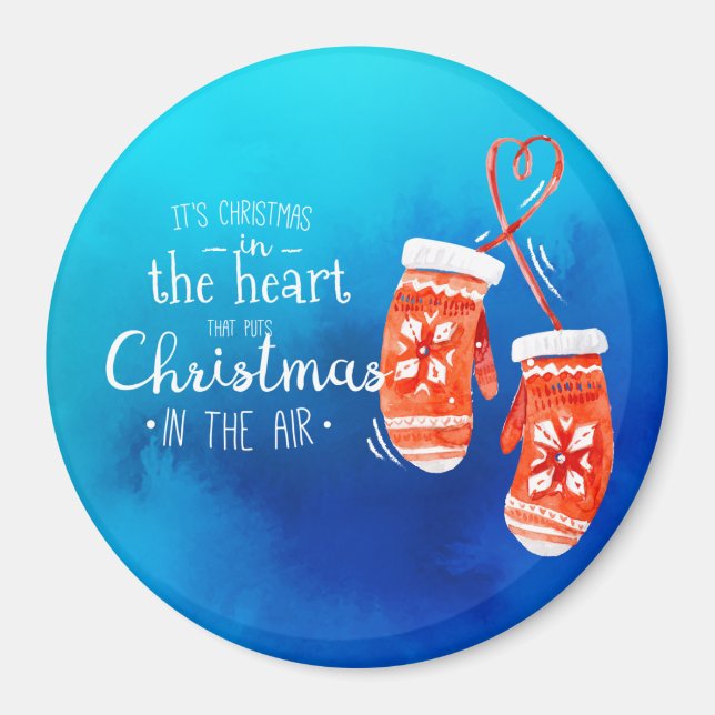 Elegant Christmas in the Heart | Magnet (Front)