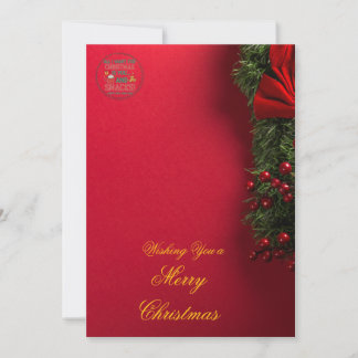 Elegant Christmas Invitation Card | Merry Christma
