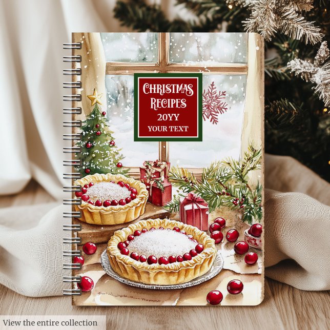 Elegant Christmas Kitchen Notebook For Recipes (Elegant Christmas Kitchen Notebook For Recipes)