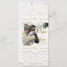 Elegant Christmas Love Photo