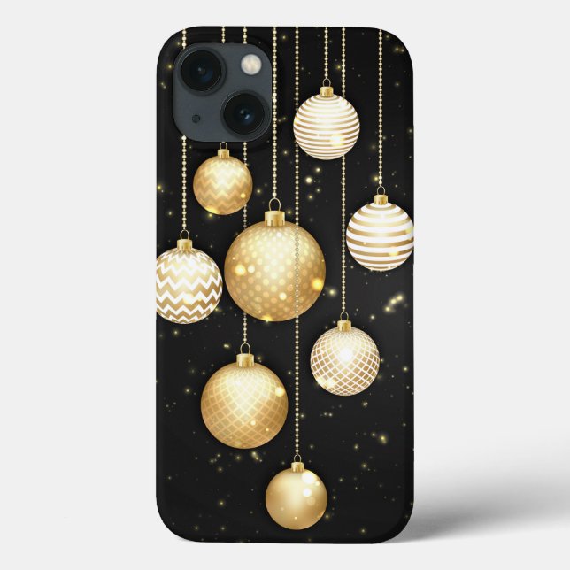 Elegant Christmas Ornaments Case-Mate iPhone Case (Back)