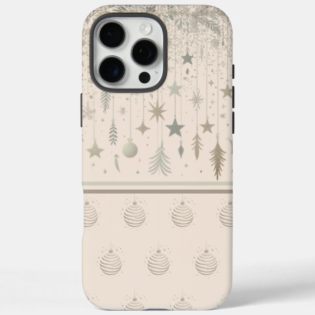 Elegant Christmas Ornaments Case-Mate iPhone Case (Back)
