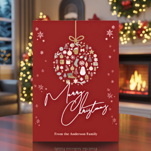 Elegant Christmas Party Festive Holiday Minimalist