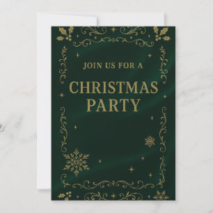 Elegant Christmas Party Invitation