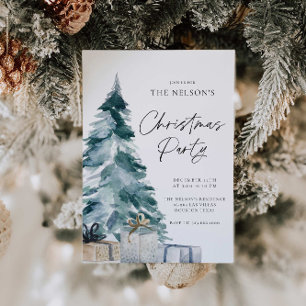 Elegant Christmas Party Invitation