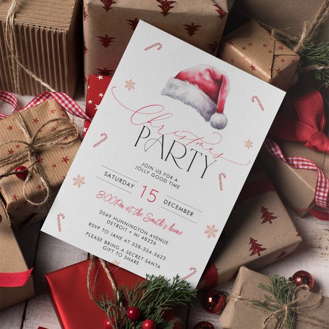 Elegant Christmas Party Invitation (Creator Uploaded)